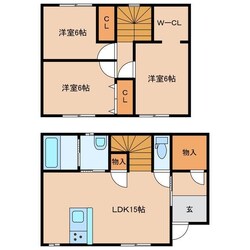 Co’s House森Aの物件間取画像